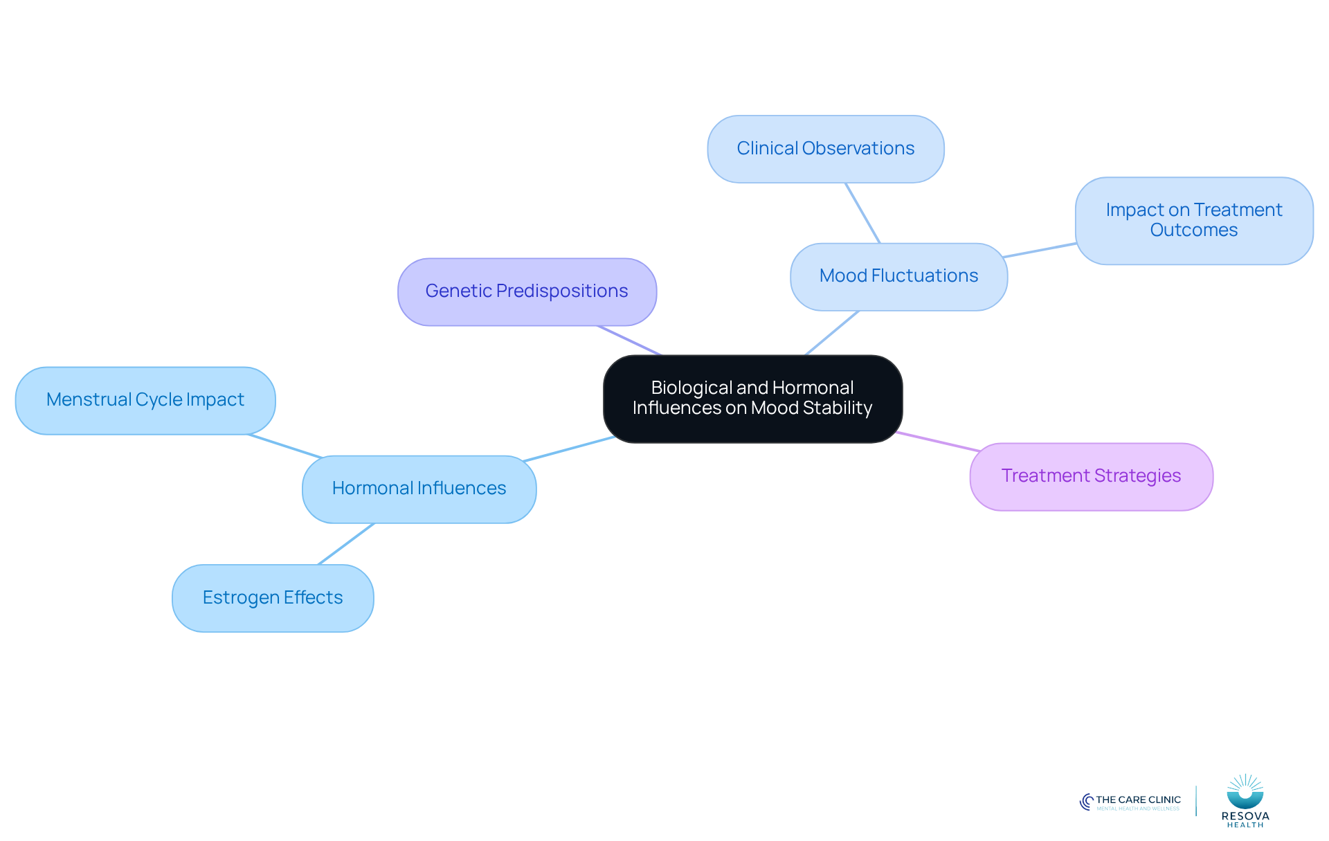 The central node represents the main topic, while branches show related areas of influence. Each color-coded branch helps you see how different factors contribute to mood stability and treatment considerations. The central node represents the main topic, while branches show related areas of influence. Each color-coded branch helps you see how different factors contribute to mood stability and treatment considerations.